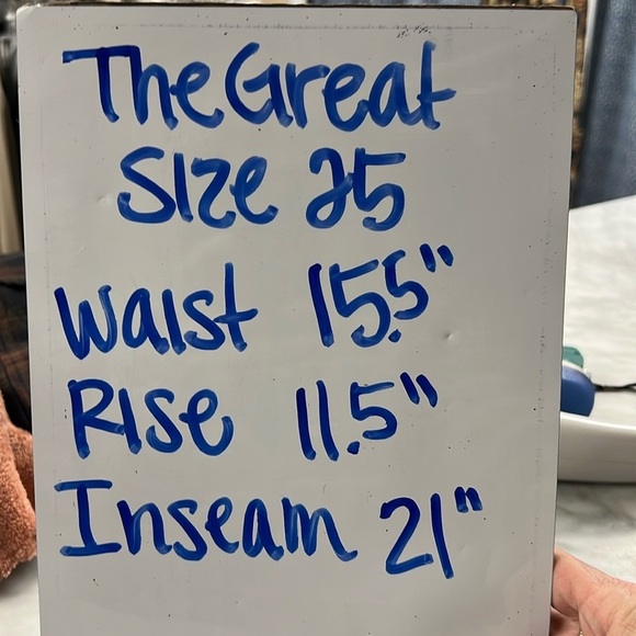 The Great Patch Pocket Cropped Military Green Pants Size 25 - Picture 5 of 8